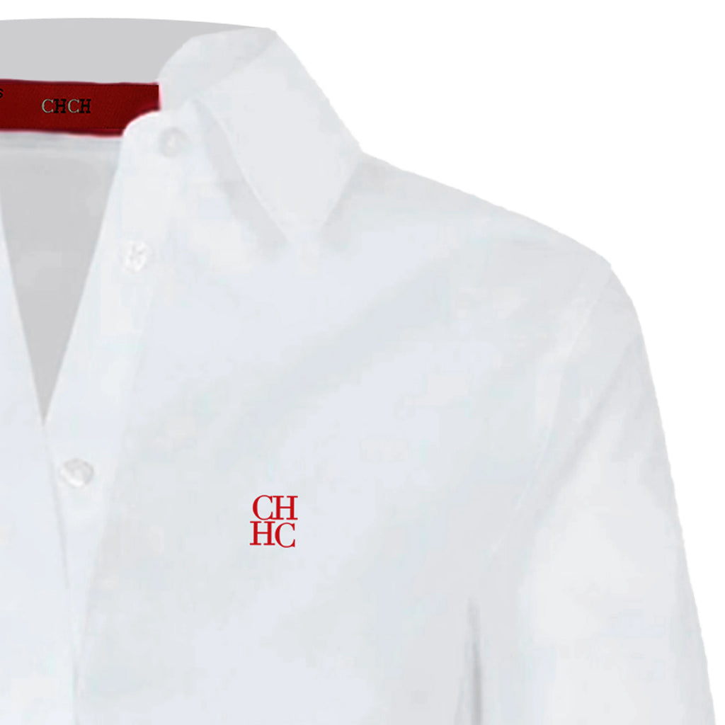 CHCH 2024 Summer New Women Shirts Solid Color Slim Shirt Waist Design