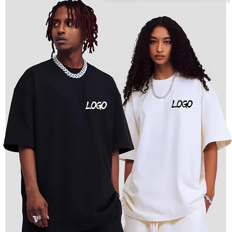 Customized 100% Cotton Printed T-shirts Men Fashion Short Sleeve