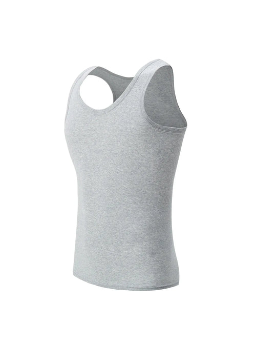 1/3 Pack Four Seasons Men's Cotton Joker Vest Teenagers Simple Fit