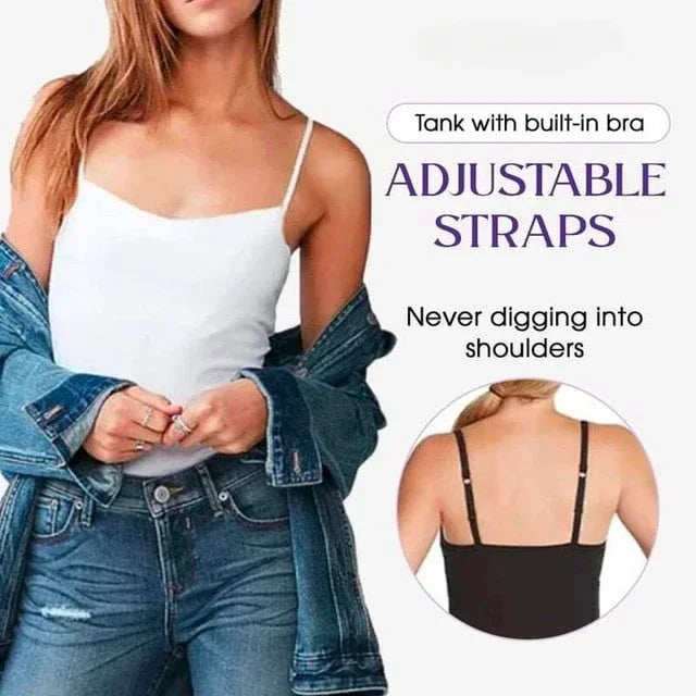 Cami Bra – Women's Camisole With Built In Padded Bra Vest Dropshipping