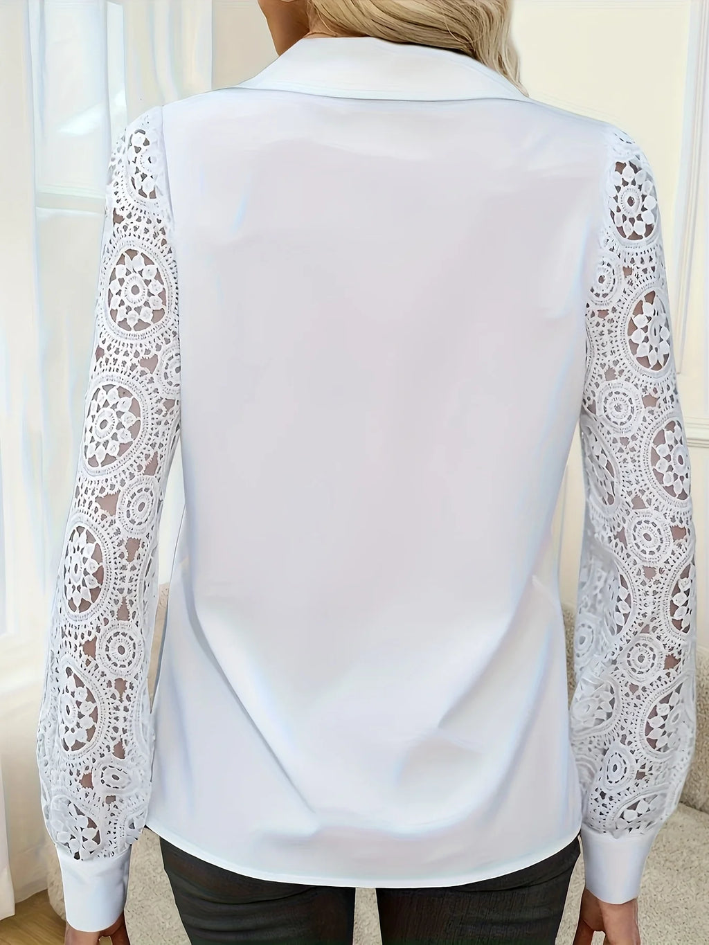 Temperament Loose Woman Shirt Fashion Casual Blouse Elegant long