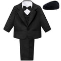 Baby Boy Baptism Outfit Infant Tuxedo Christening Wedding Birthday