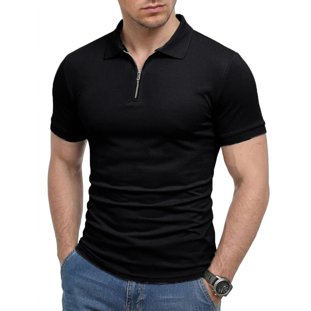 Summer Men's Short Sleeve Polo Shirts Mens Casual Shirts Dry Fit
