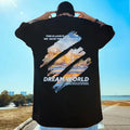 M-8XL 2024 NewPainting Print Round Neck Short Sleeve T-shirt for Men