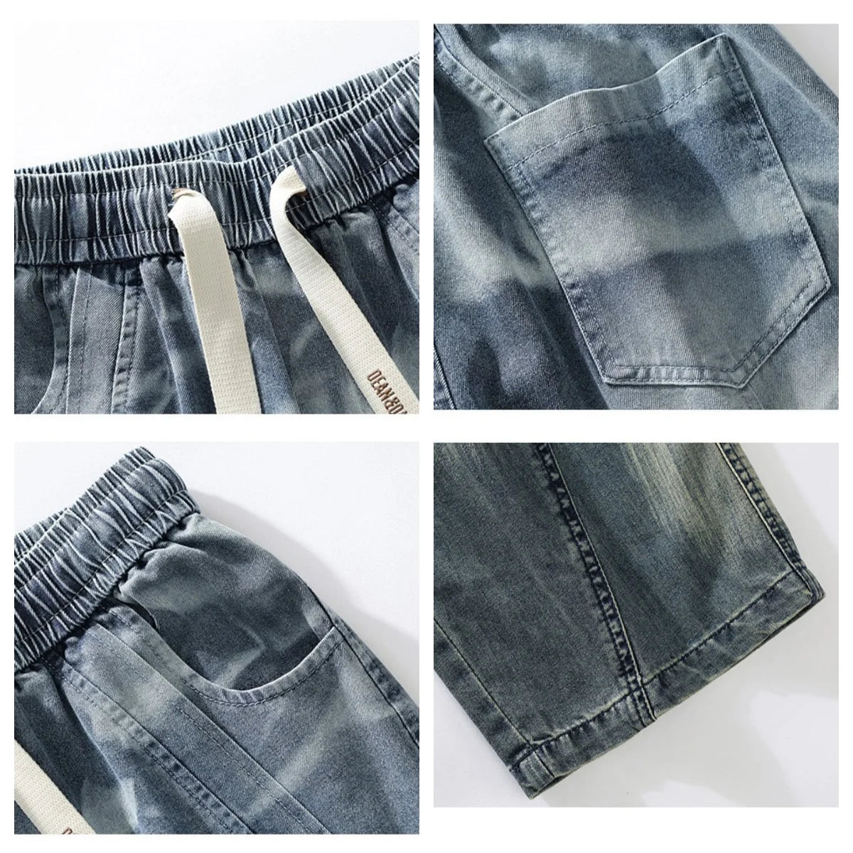 American Camo Street Style Cargo Pants Man Spring Summer New Wide Leg