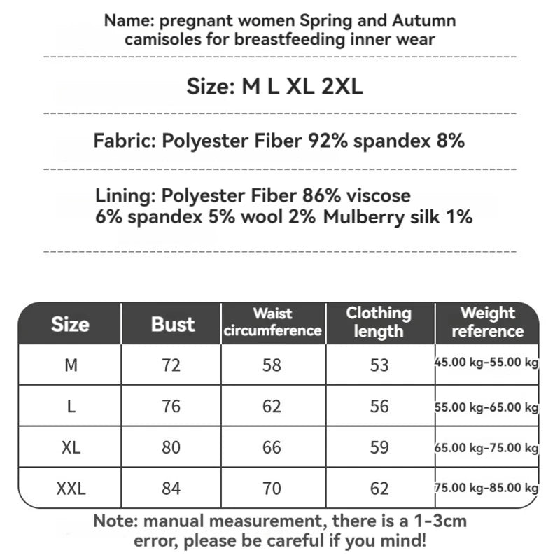 New Fashion Pregnant Women's Warm Vest Wear A Top Autumn And Winter No