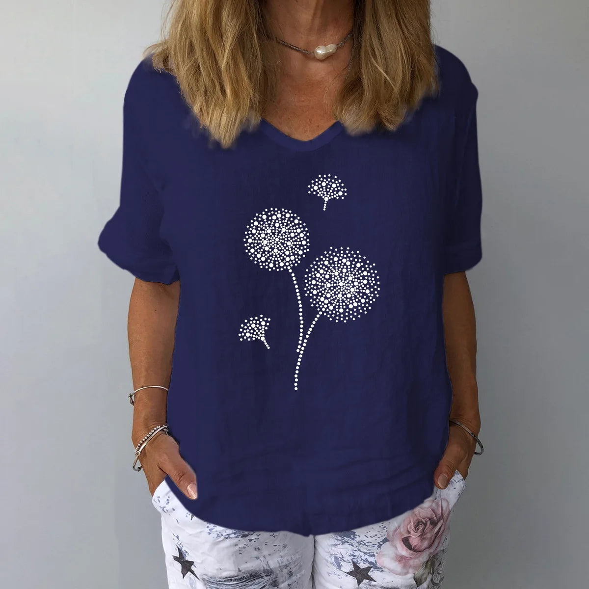 Women Solid Colour Cotton Linen Blouse Top 2026 Summer Casual Harajuku