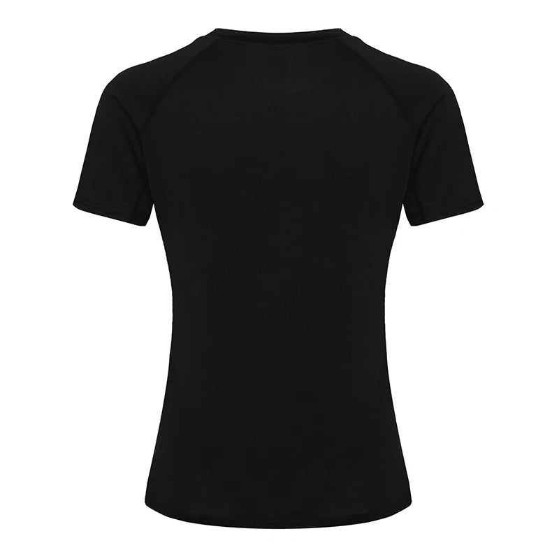 Women's Compression Shirt Short Sleeve Athletic Yoga Running T-Shirt