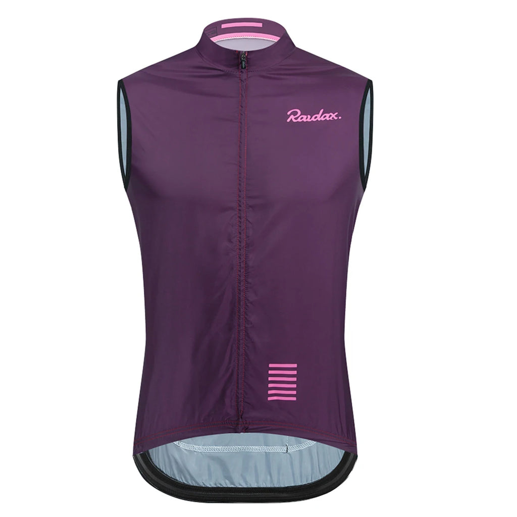 Men Windproof Jackets Summer Sleeveless Cycling Vest Bicycle Wear