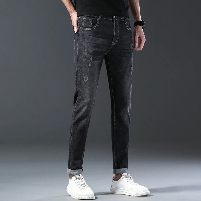 2024 Men's Fashion and Casual New Four Seasons Lightweight Long Pants