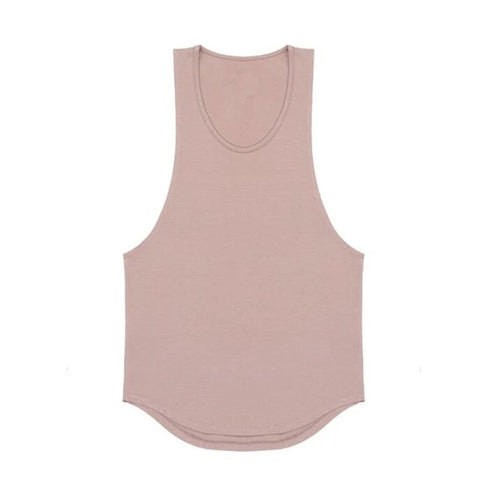 Cotton Breathable Sleeveless T-Shirt Gym Fitness Bodybuilding Training
