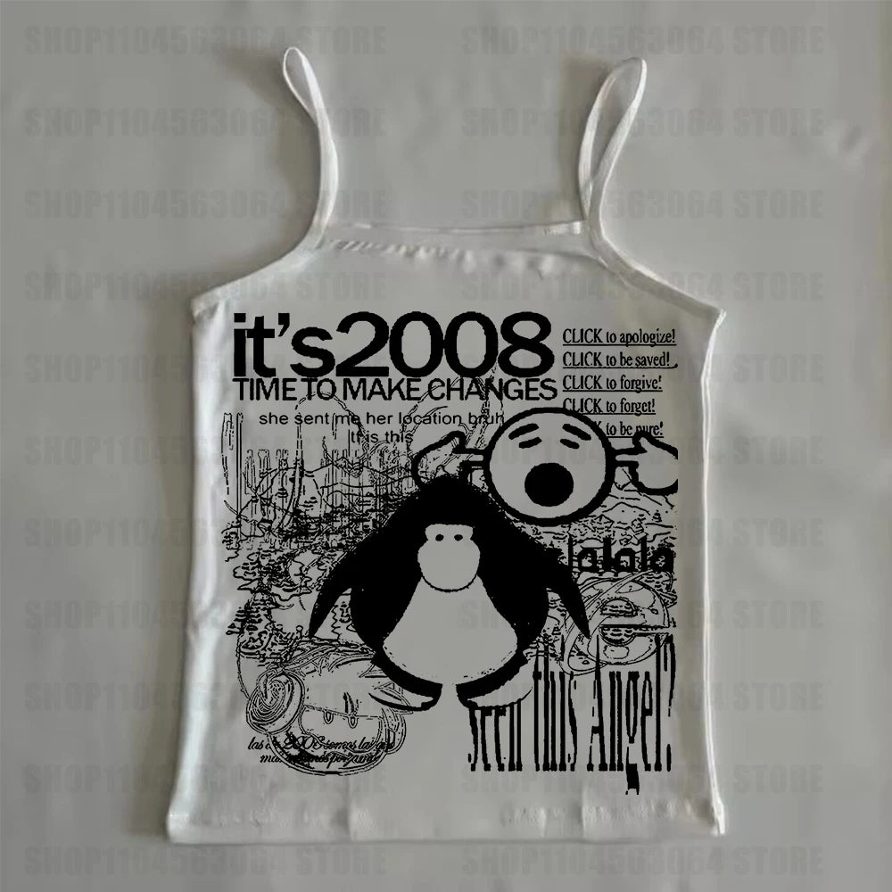 Gothic Clothes Women Tops Cute Tops With Suspenders Woman Clothing