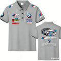 2026 Summer New Y2k BMW Power Polo Shirt for Men, Motorsport Print