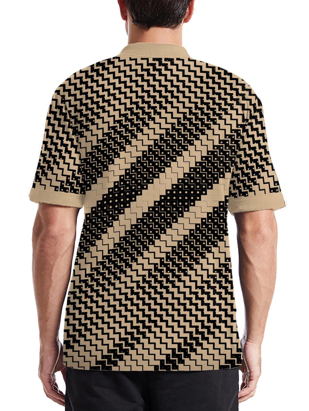 2026 Summer Men's Polo Shirt 3D Printed Pattern Breathable Lightweight