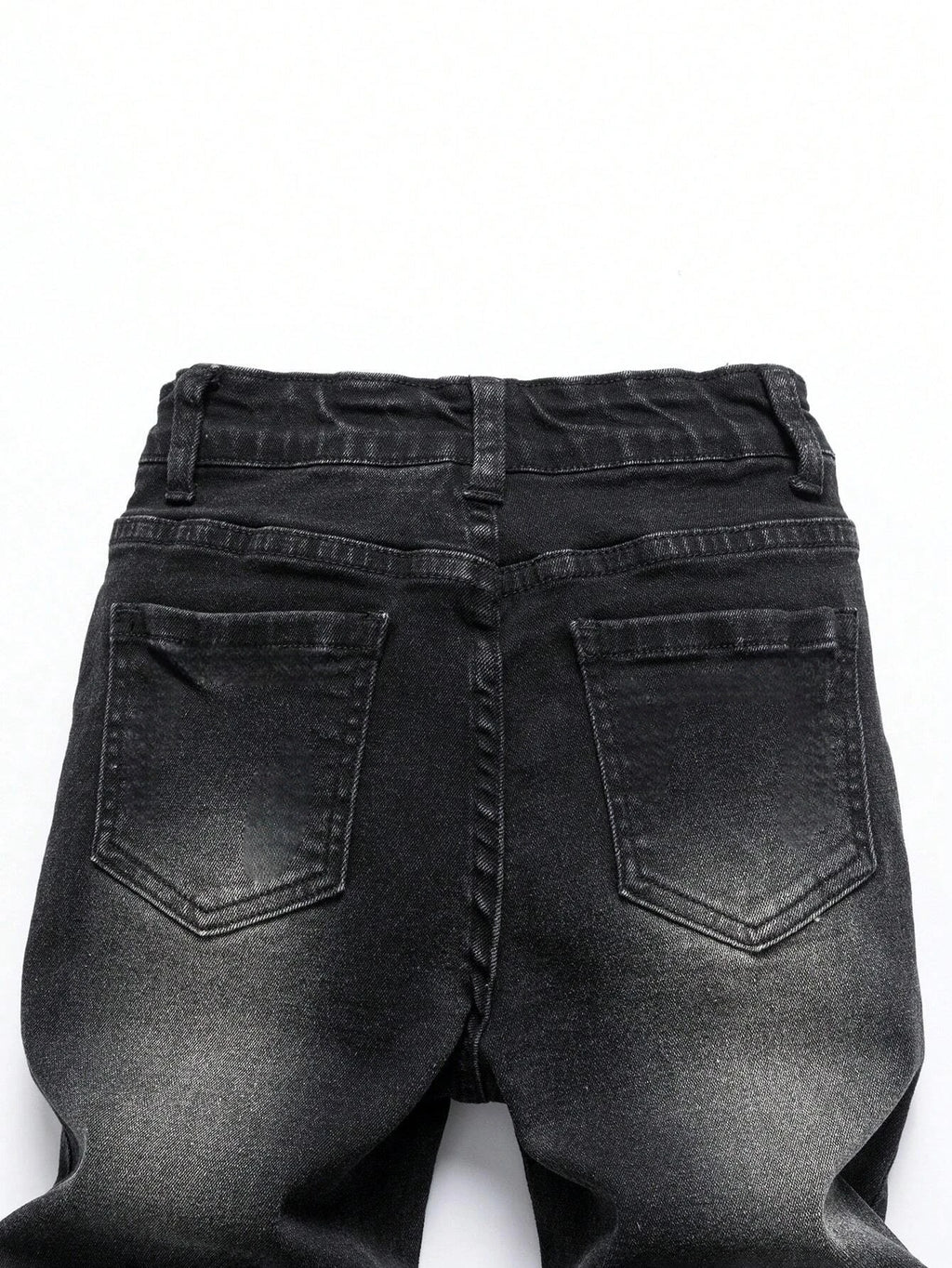 1-Piece Men's All-Season Snowflake Washed Fashion Jeans, Stretchy