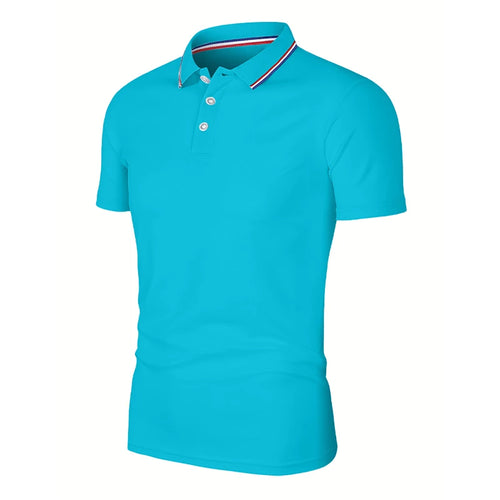 2025 Men's Summer Short Sleeve Polo Casual Breathable Comfortable Polo