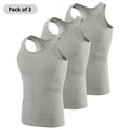 1/3 Pack Four Seasons Men's Cotton Joker Vest Teenagers Simple Fit