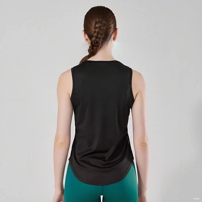 Summer Women's Gym Tank Tops Fitness Training Clothing Quick-drying