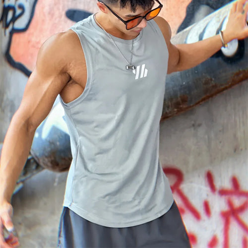 2024 newest Summer Gym Vest High Quality mesh Shirt Sleeveless