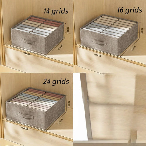 1pc Wardrobe Clothes Storage Organizer Pants Sweater T-Shirt Storage
