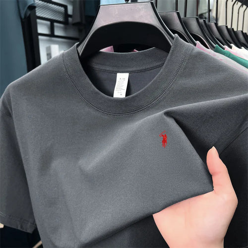 100% cotton men's short sleeve T-shirt fashion brand Paul Pony