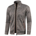 Men Zipper Jackets Standing Collar Sweatshirt Outdoor Streetwear