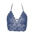 Women Summer Sexy Bikini Crochet Crop Top Boho Beach Camisoles Knit
