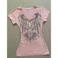 American Street Hottie T-shirt Vintage V-neck Tshirt 2000s Y2K