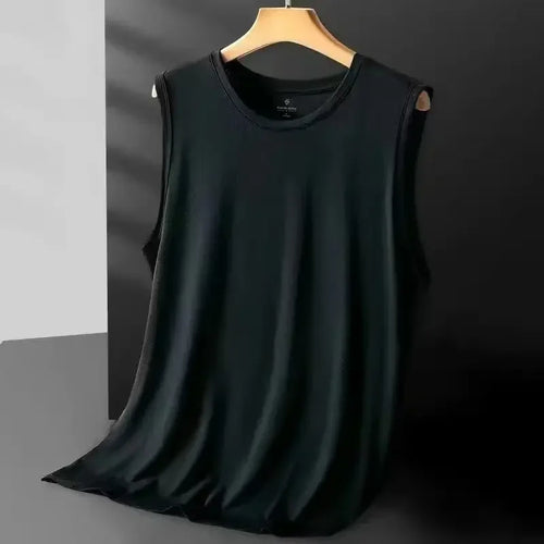 Men's Ice Silk Mesh Tank Tops Gym Stringer Transparent Bodybuilding