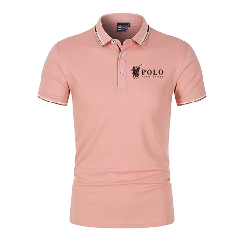 Men's premium summer polo shirt, quick drying, breathable, casual,