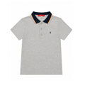 CH Kids Boy Short Sleeve Polo Shirt Contrast Edge Collar Embroidered