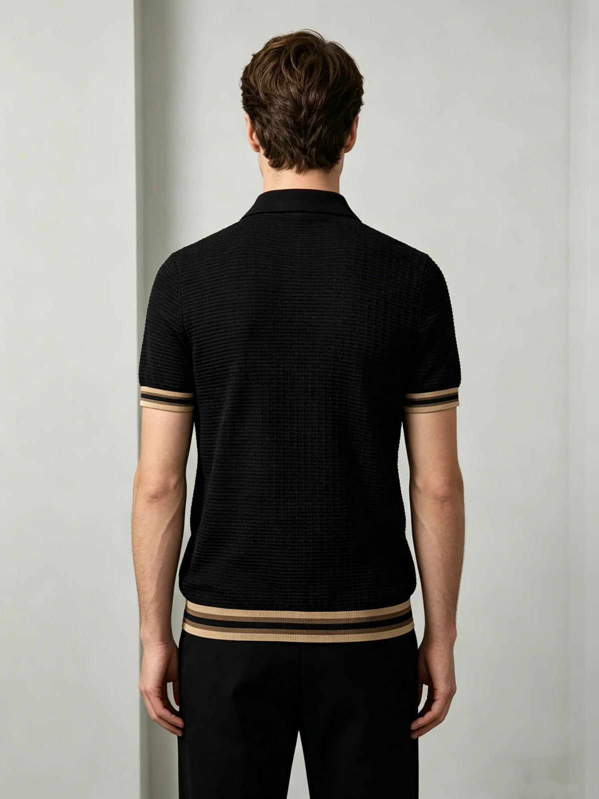 The New Summer Men's Polo Shirt T-Shirt Is Suitable for Light Business