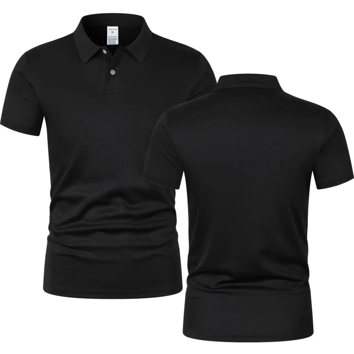 2026 Solid color polo shirt ultra-light men's quick-drying breathable