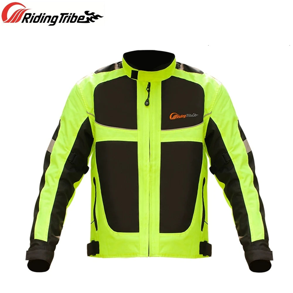 Men Woman Summer Style Breathable Motorcycle Jacket Night High Visible