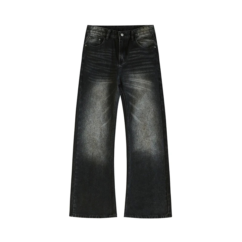 2025 New Autumn Street Men's Loose Micro-flared Pants Korean Style