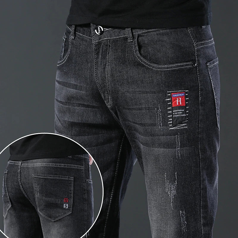 2024 Men's Fashion and Casual New Four Seasons Lightweight Long Pants