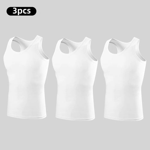 1/3 Pack Four Seasons Men's Cotton Joker Vest Teenagers Simple Fit