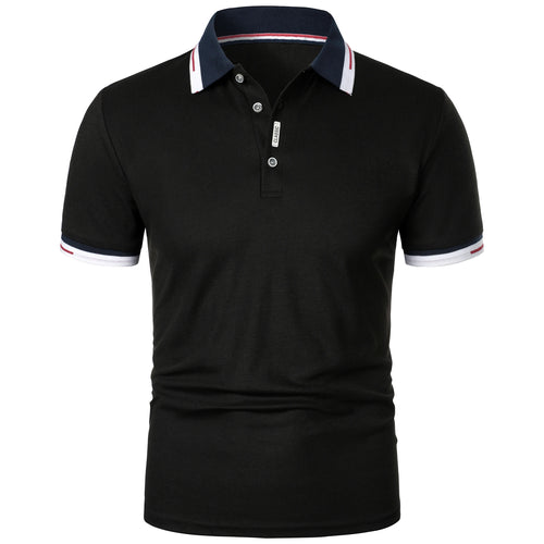 Men's new Polo shirt T-shirt summer men's short-sleeved intercolored