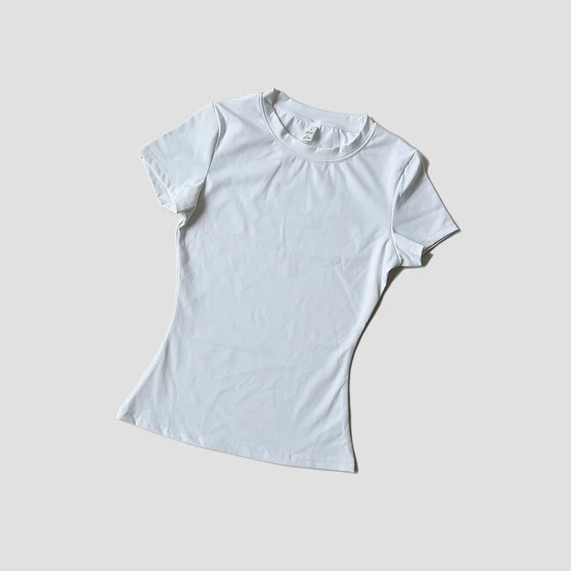Women Yoga Top Seamless Sport T Shirts Fitness Clothes Short Sleeve