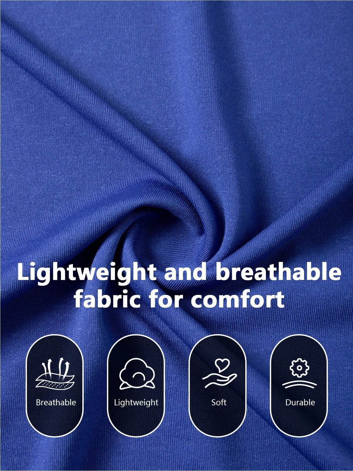 All Season Basic Long Sleeve T Shirts 2 Pack For Men Solid Tone