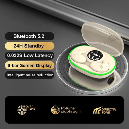 Invisible Sleep Earphones Bluetooth 5.3 Headphones IPX5 Waterproof