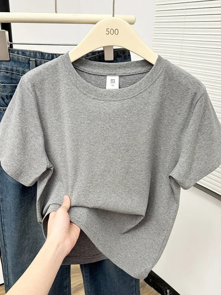 2026 Summer New High Quality Casual T Shirt Sexy Short Sleeved Sleeves