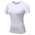 Women's Compression Shirt Short Sleeve Athletic Yoga Running T-Shirt