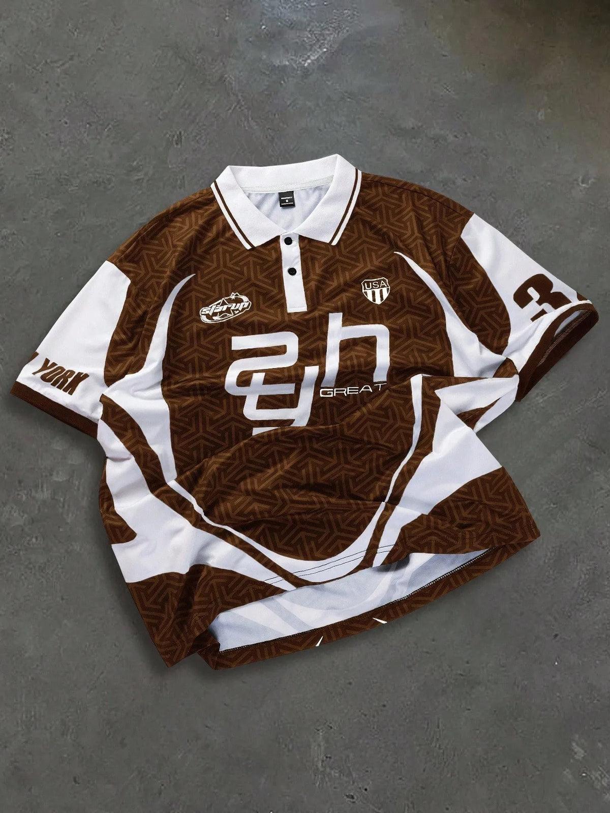 2026 Summer New Style Men's Polo Shirt with Letter Print Breathable