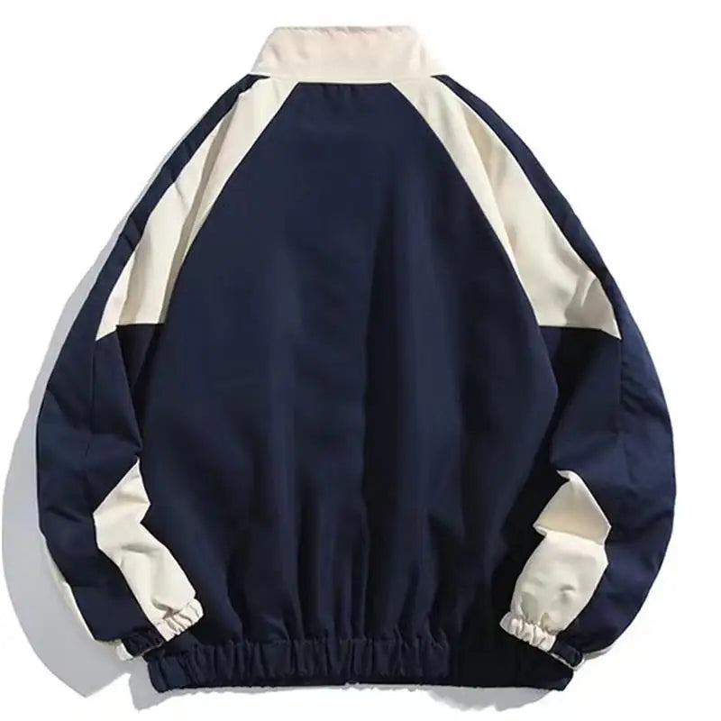 Reflective Striped Jacket Windbreaker Coat 2024 Men Hip Hop Streetwear