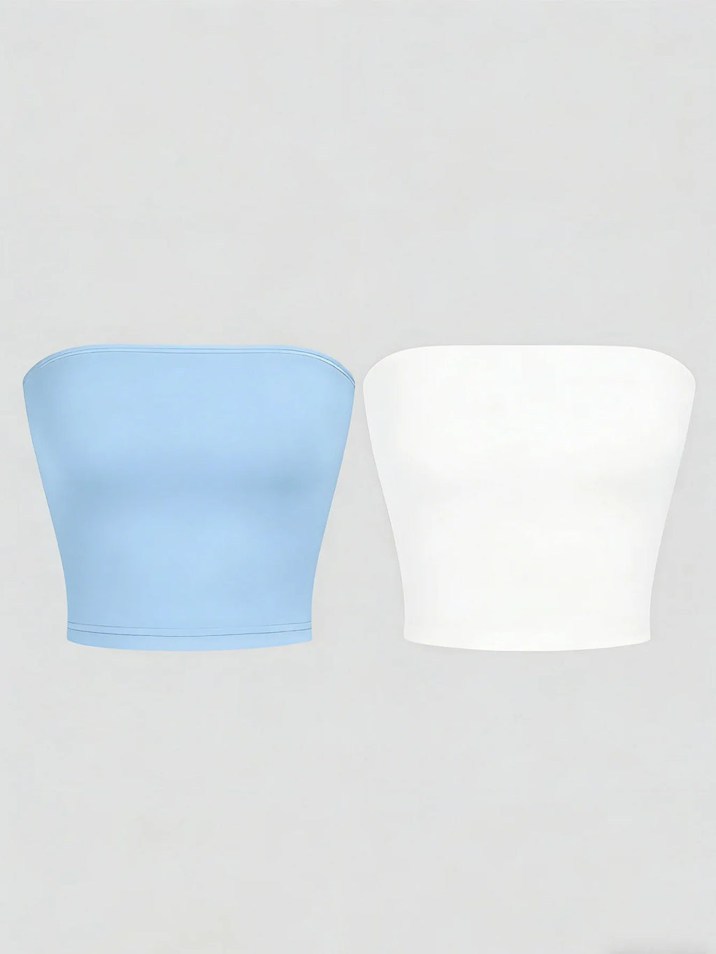 Two Women's Strapless Blouses, Sleeveless Backless Halter-Neck Summer