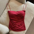 Sexy Sleeveless Tops Bra for Women Casual Vest Crop Camisole Seamless