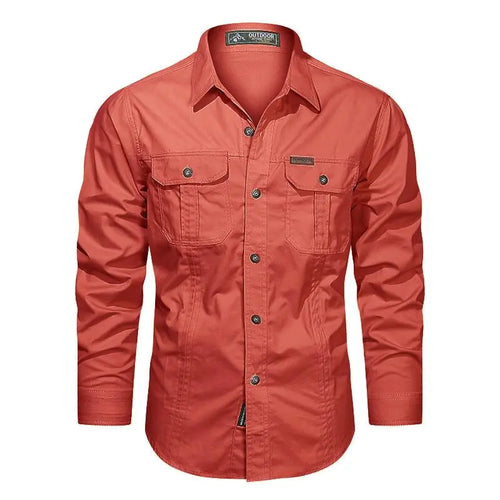 2023 Spring Shirts Men Long Sleeve Casual Cotton Shirt High Quality