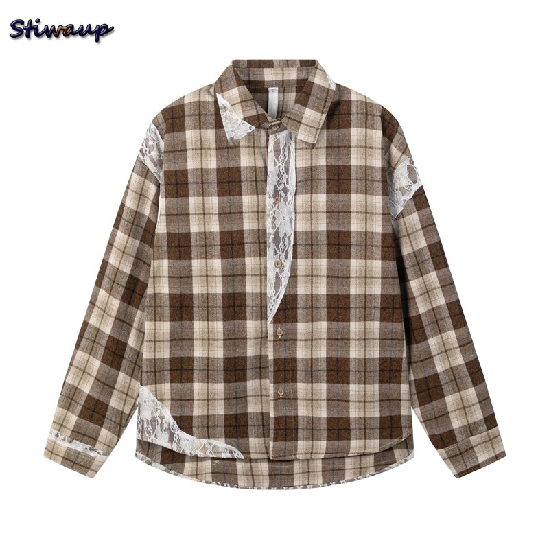 Female Plaid Shirt Women Elegant Shirts and Blouses Korean Reviews