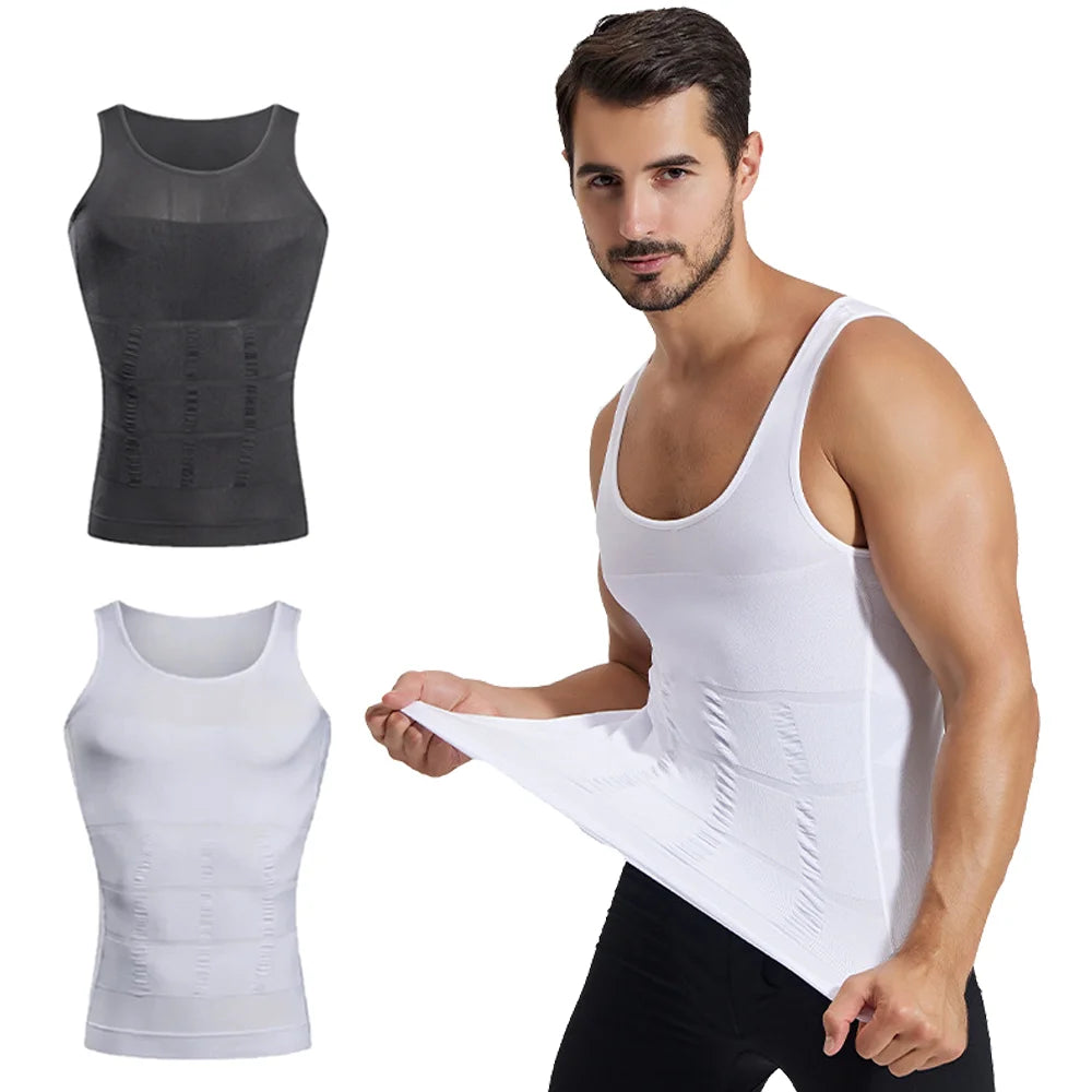 Mens Compression Sleeveless Jersey Fitness Clothes Training Shirts Gym